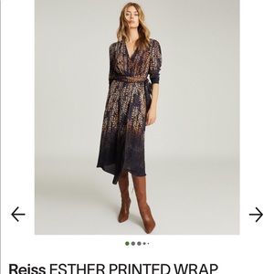 Reiss Esther Wrap Dress